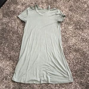 Art class girls olive dress